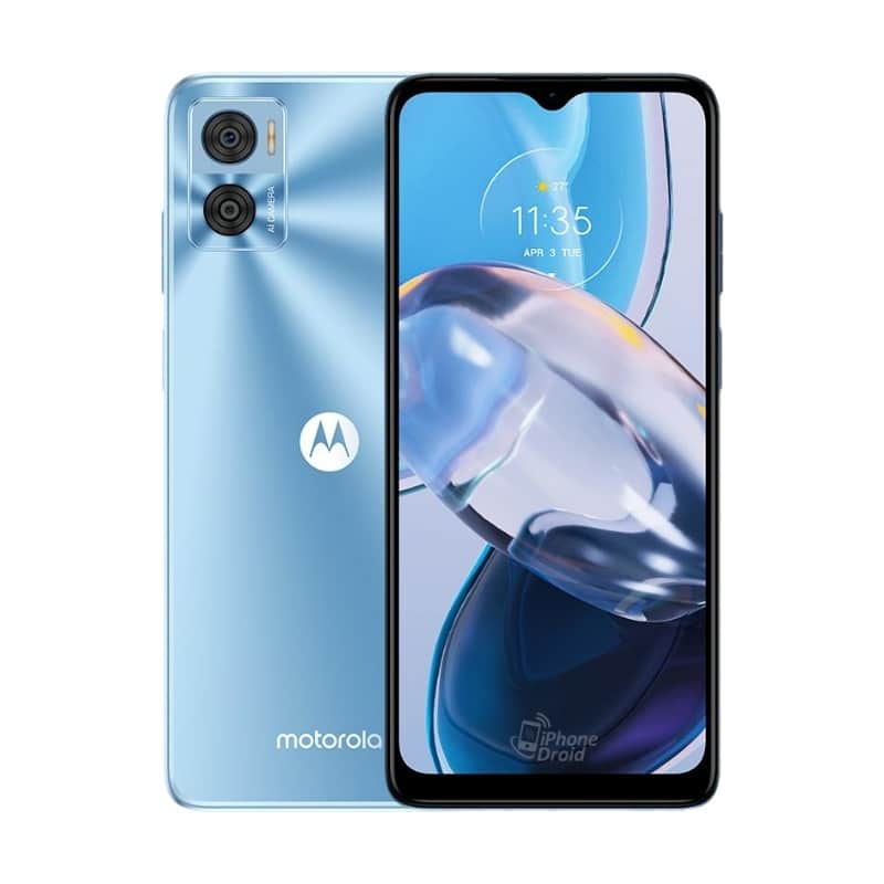 Motorola Moto E22i Crystal Blue