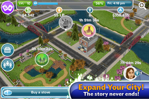 in the sims free play in the sims free play