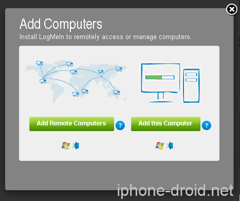 Logmein : โปรแกรม Remote Desktop Control (รีวิว)