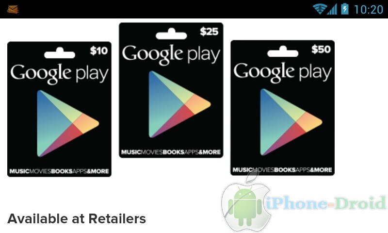 เปิดตัวเว็บไซต์ Google Play Store Gift Card อย่างเป็นทางการ  ประเทศไทยก็เข้าใช้งานได้