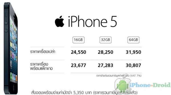 price iphone 5