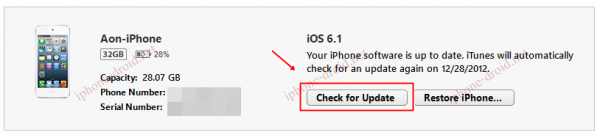shift + check for update