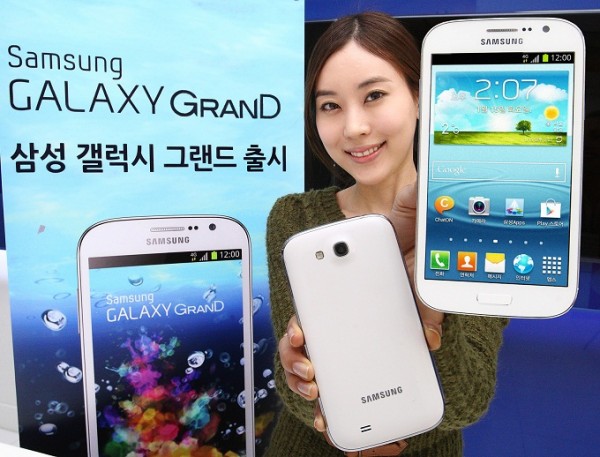 Samsung Galaxy Grand with quad-core CPU