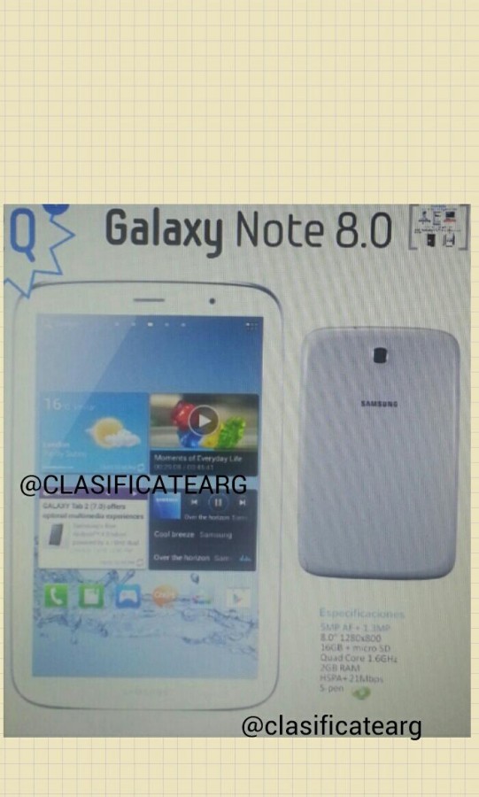 Samsung Galaxy Note 8.0