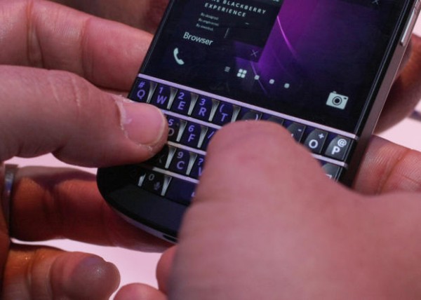 BlackBerry Q10 with QWERTY