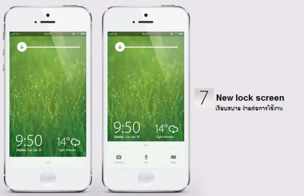 2 แนวคิดเกี่ยวกับ iOS 7