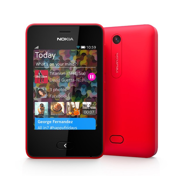 Nokia Asha 501 red