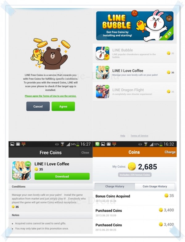 LINE เพิ่มฟังก์ชั่น "Free Coins" โหลดและเล่นเกม รับฟรีเหรียญสำหรับซื้อ