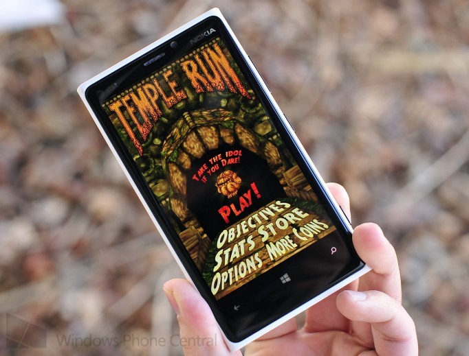 Temple Run Windows Phone 8 Menu_0