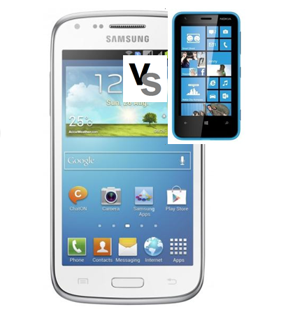 Samsung galaxy core vs Nokia Lumia 620