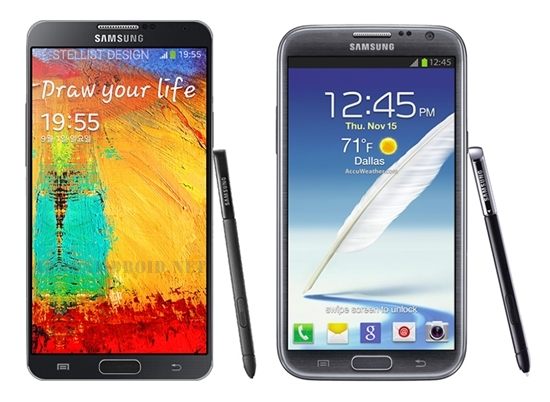 Samsung Galaxy Note III และ Galaxy Note II