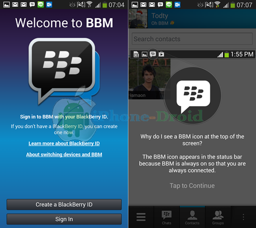 BBM for Android 1