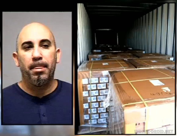 POLICE Man caught with truckload of stolen LG cell phones valued at $12M