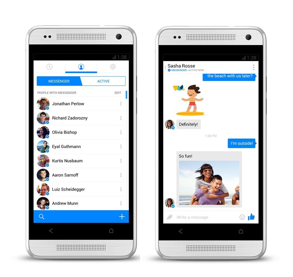 Testing a New Messenger Experience on Android