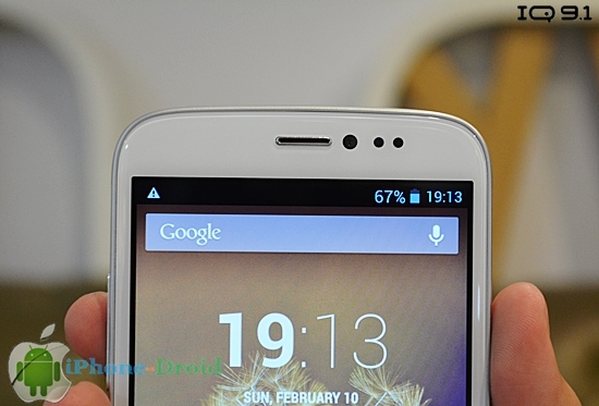 i-mobile IQ 9.1 front camera