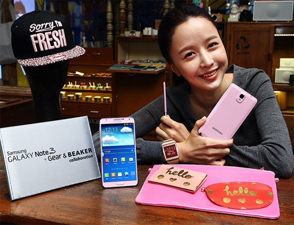 Blush Pink Galaxy Note 3