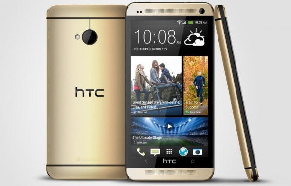 HTC One in gold