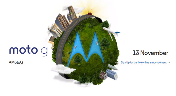Motorola teases Moto G announcement for November 13th