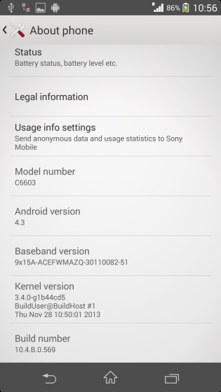 Android 4.3 update available to download for Xperia Z and Xperia ZL