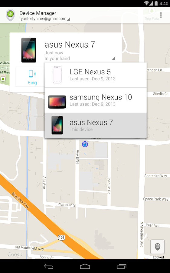 Android Device Manager 1