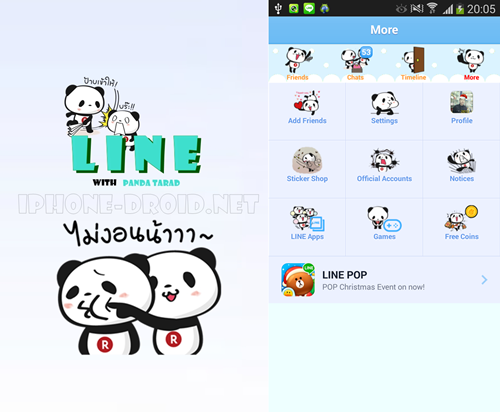 Theme LINE PANDA TARAD