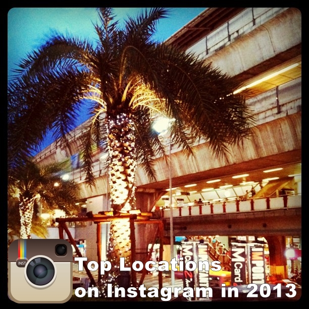 Top Locations on Instagram in 2013