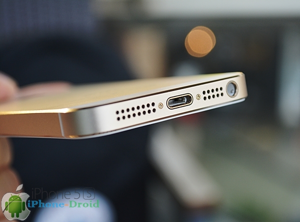 iPhone 5s Lightning port