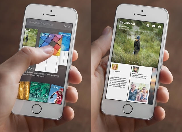 Paper – stories from Facebook for iPhone