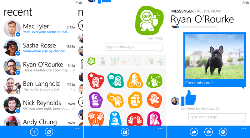 Download Facebook Messenger for Windows Phone
