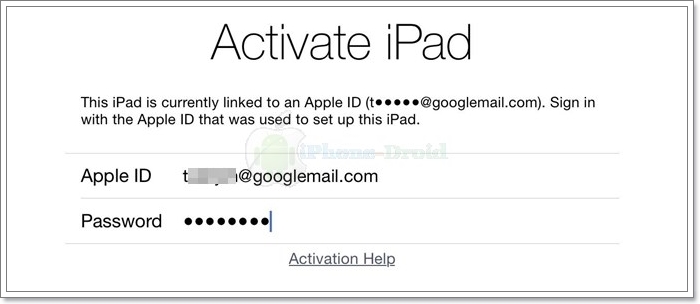 activation lock