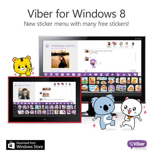 Viber Windows 8 Promo Image v3.1