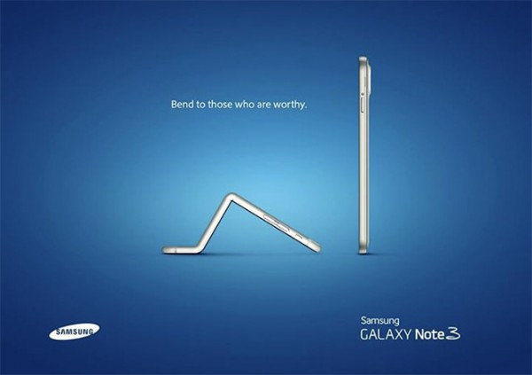 Samsung trolls the bending iPhone 6 Plus