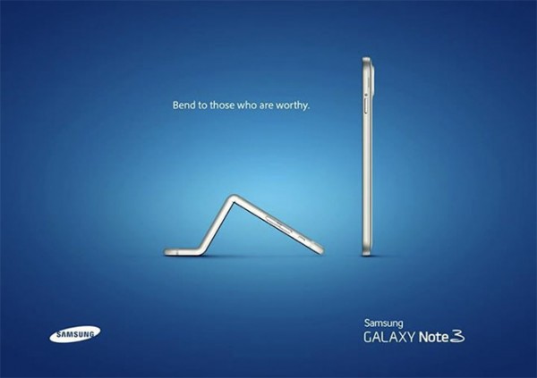 Samsung trolls the bending iPhone 6 Plus