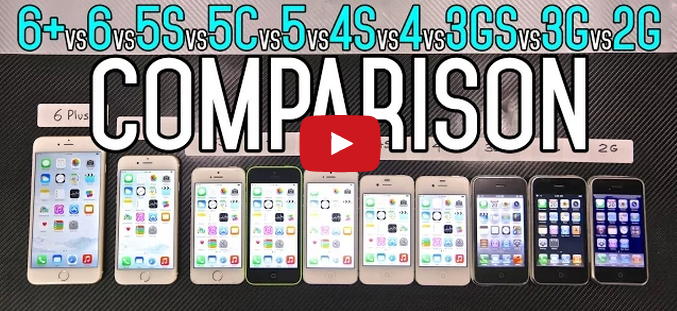 Watch as all Apple iPhone models face each other in a speed test