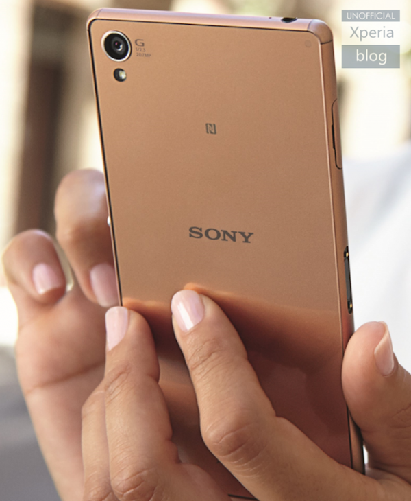 Xperia Z3 Back in Copper