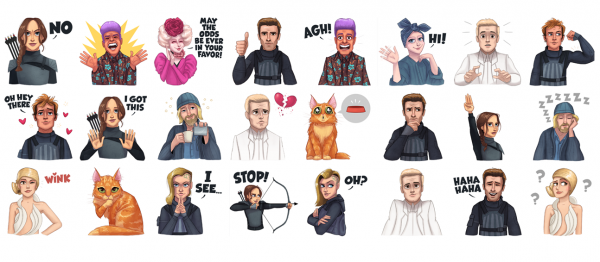 Mocking Jay Part 1 Stickers