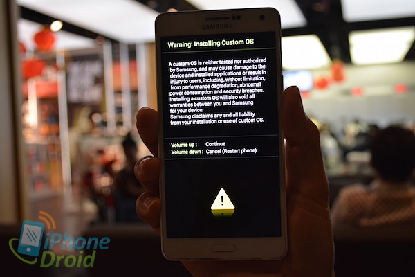 how to restart samsung if its hang