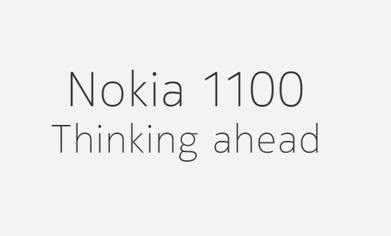 Nokia 1100
