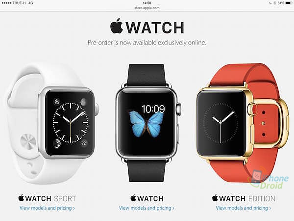 Apple Watch Pre order now