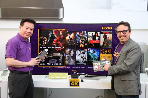 HOOQ Country manager and CEO from left