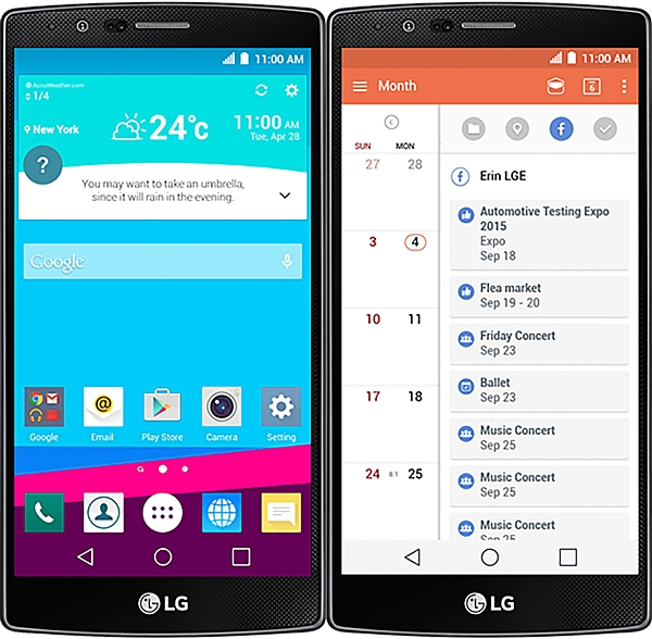 LG G4 Interface