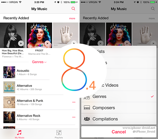 iOS 8.4 Music