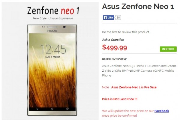 Asus ZenFone Neo 1