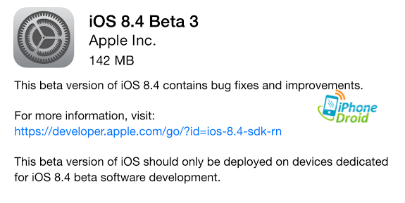 iOS8.4beta3