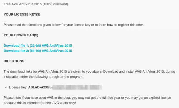 แจกฟรีโปรแกรม AVG AntiVirus 2015 มูลค่ากว่า 1,400 บาท โหลดด่วนที่นี่