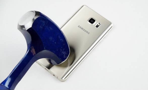 Galaxy Note 5 Hammer & Knife Test