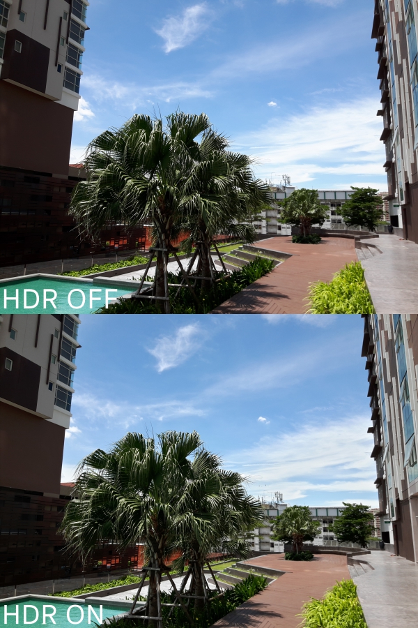 A8 Camera HDR Mode compare