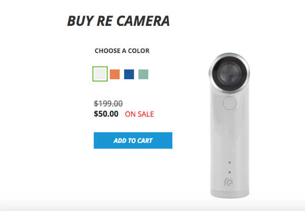 HTC Re 75 percents off