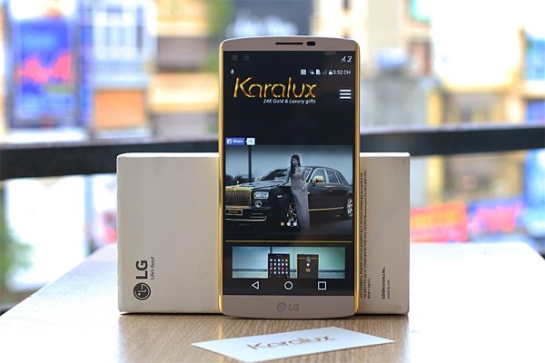 LG V10 Karalux 24K Gold