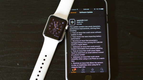 watchOS 2 new update